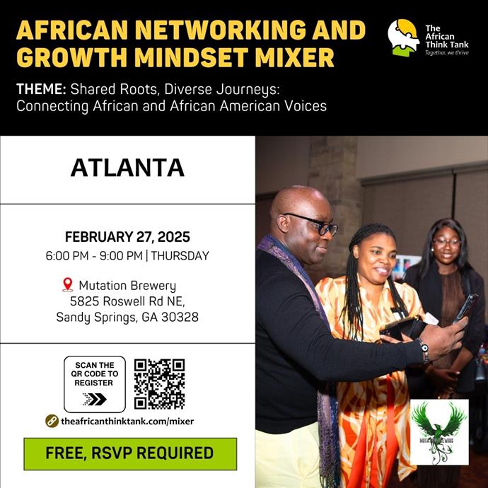 African Networking & Growth Mindset Mixer