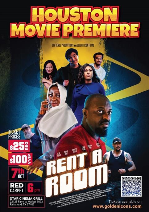 Rent A Room Movie Premiere Houston featuring Jim Iyke, Ini Edo, & Uche Jombo