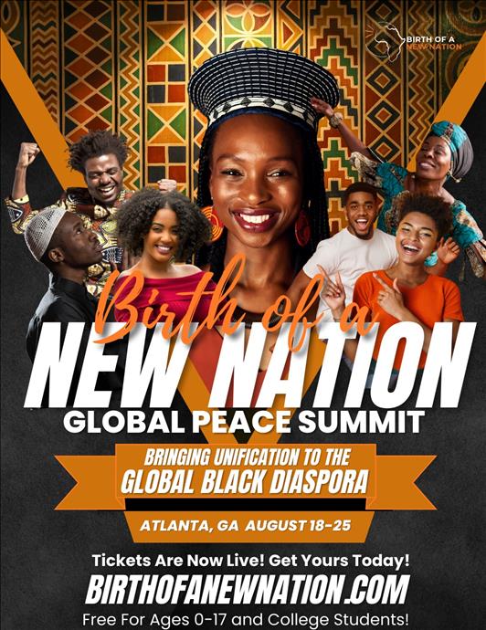 Birth of A New Nation Global Peace Summit
