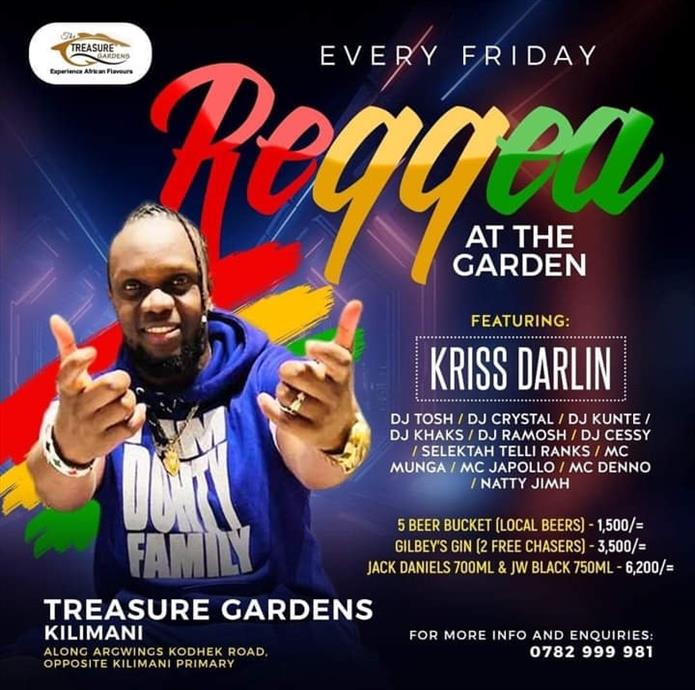 Reggae at the Garden Every Friday 