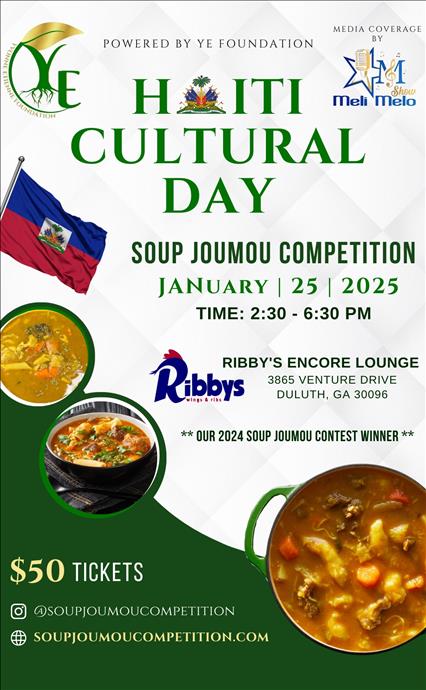 2nd Annual Haiti Cultural Day: Soup Joumou Competition (FUNDRAISER EVENT)