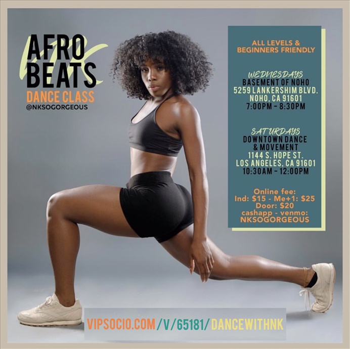 Afro Beats Bootcamp - @princetundee & @kingdrewwskyy (Ebony Fit