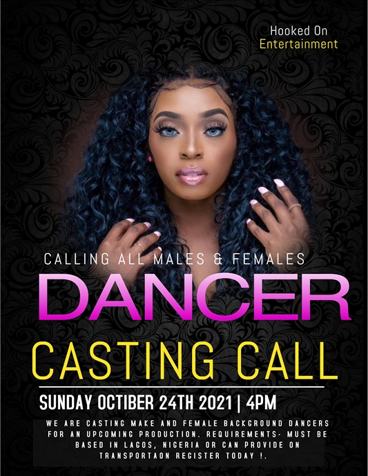 Aakosya Afrima Dancer Casting Call at 113 Rebel Rd, Oct 24, 2021 | VIPSocio