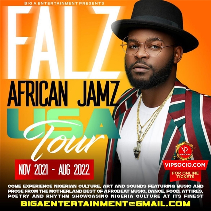 FALZ African Jamz USA Tour Houston