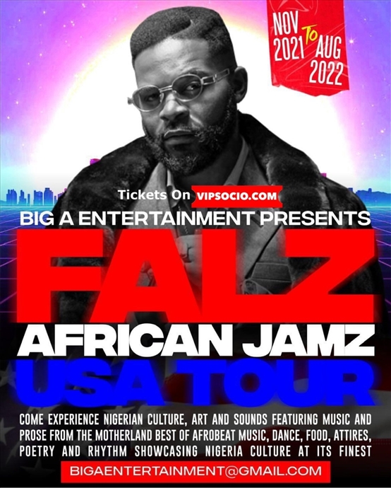 FALZ African Jamz USA Tour OHIO