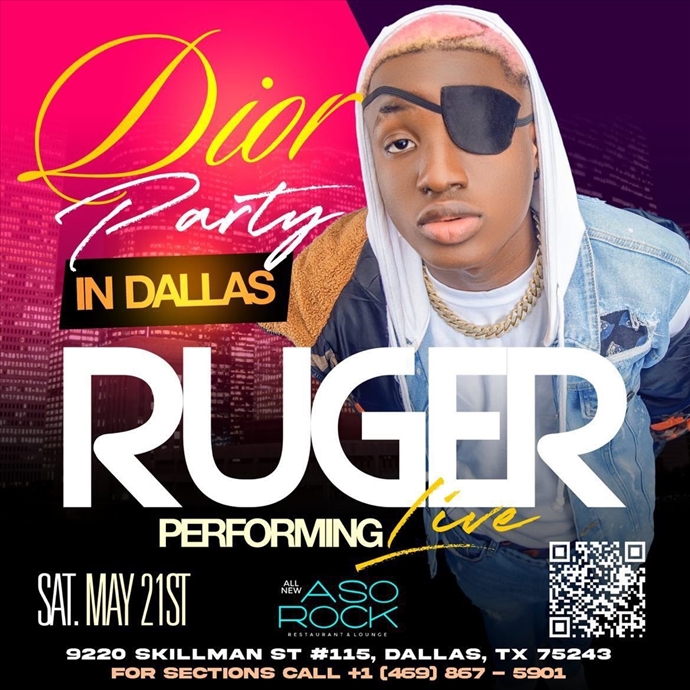 RUGER Performing Live at Asorock Dallas