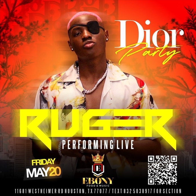 RUGER Performing Live at Ebony Houston