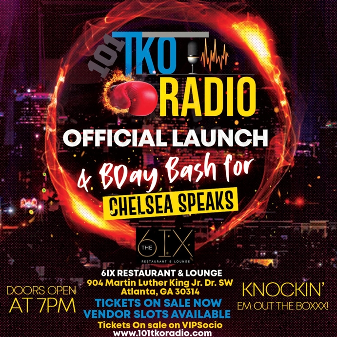 101 TKO Radio Official Launch & BDay Bash for Chelsea Speaks