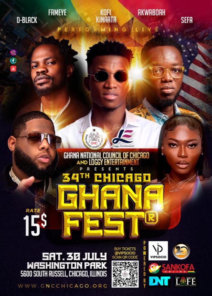 GhanaFest Chicago 2022 at Washington Park, Chicago, Jul 30, 2022 VIPSocio