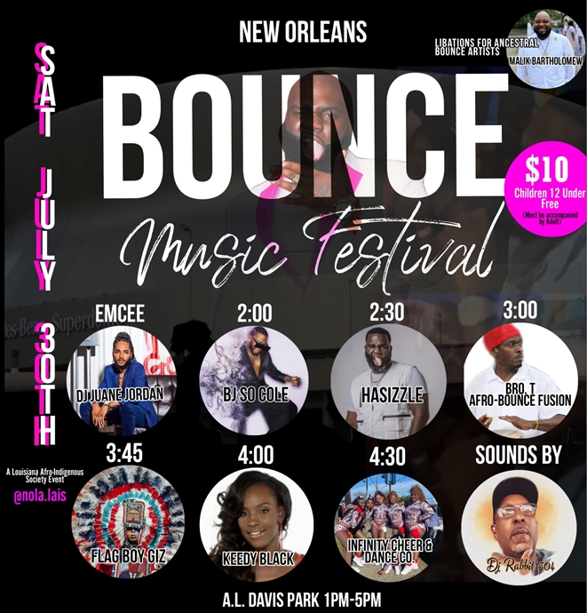 Bounce Music Festival at A.L. Davis Park, Jul 30, 2022