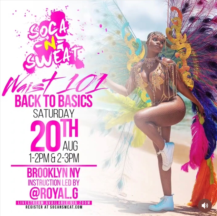 Soca N Sweat Waist 101 Back to Basics Led by @Royal.g