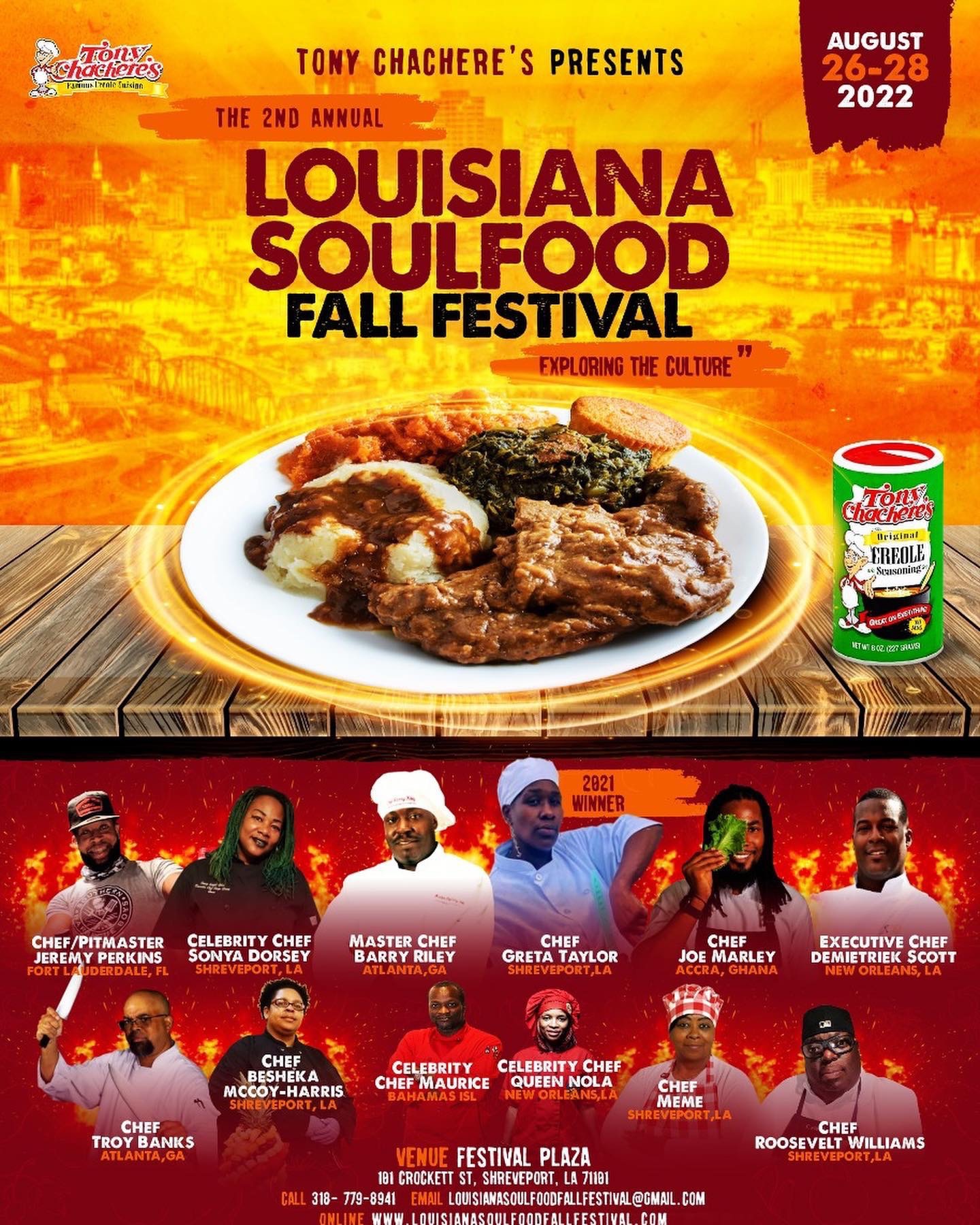 Louisiana Soul Food Fall Festival 2022 at TBA, Aug 26, 2022 VIPSocio