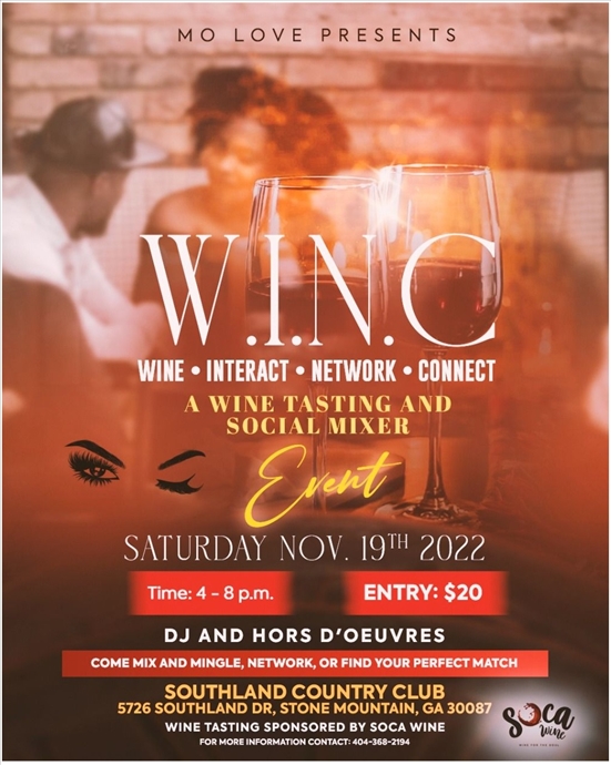W.I.N.C - A Wine Tasting and Social Mixer
