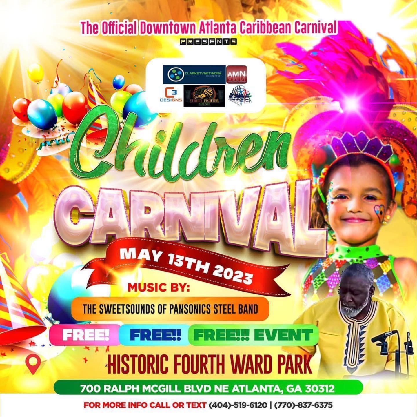 Childrens Carnival 2023 Downtown Atlanta at Historic Fourth Ward Park