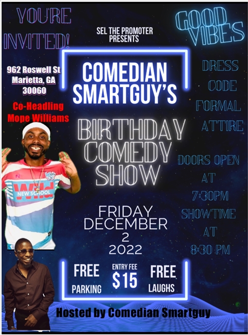 Comedian Smartguy’s Birthday Comedy Show
