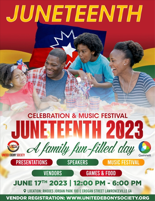 Vendor Registration Juneteenth Celebration 2023