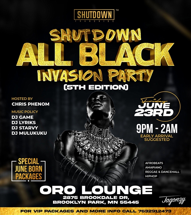 Shutdown Black Invasion Party