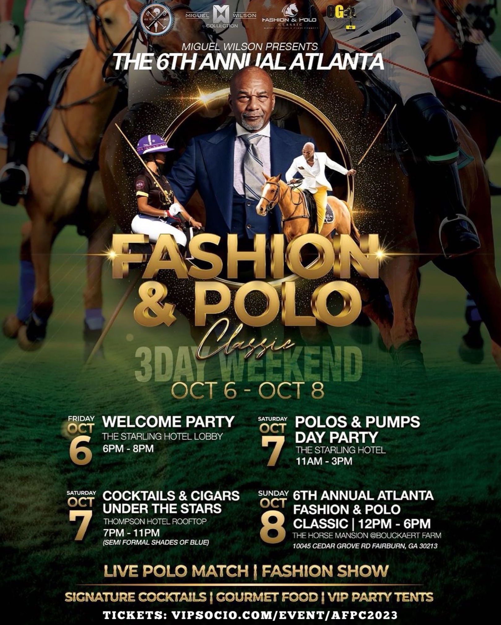 6th Annual Atlanta Fashion and Polo Classic (Oct 6th8th) at Horse