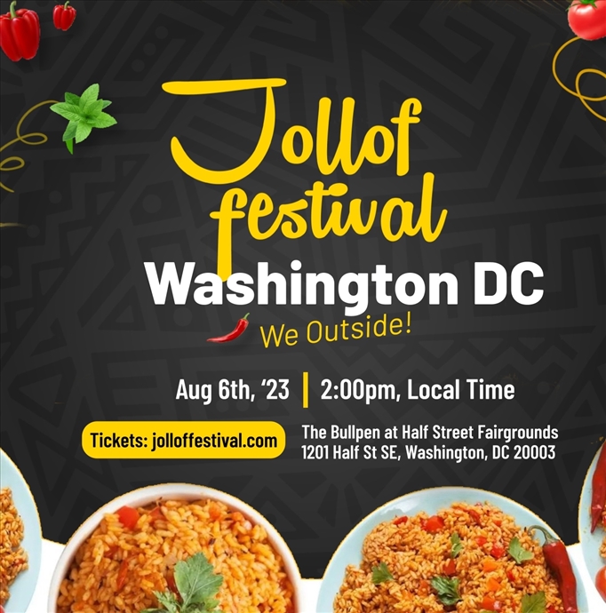 Jollof Festival Washington DC at The Bullpen at Half Street Fairgrounds