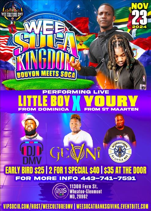 We Soca Kingdom Pre-Thanksgiving Party