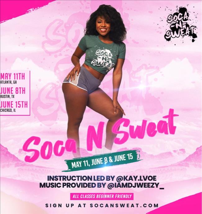 Soca N Sweat Chicago Led by @Kay.Lvoe