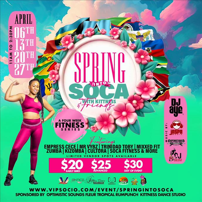 Spring Into Soca (with Kittness and Friends)
