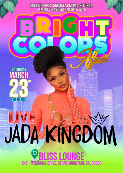 Bright Colors Jada kingdom Performing Live
