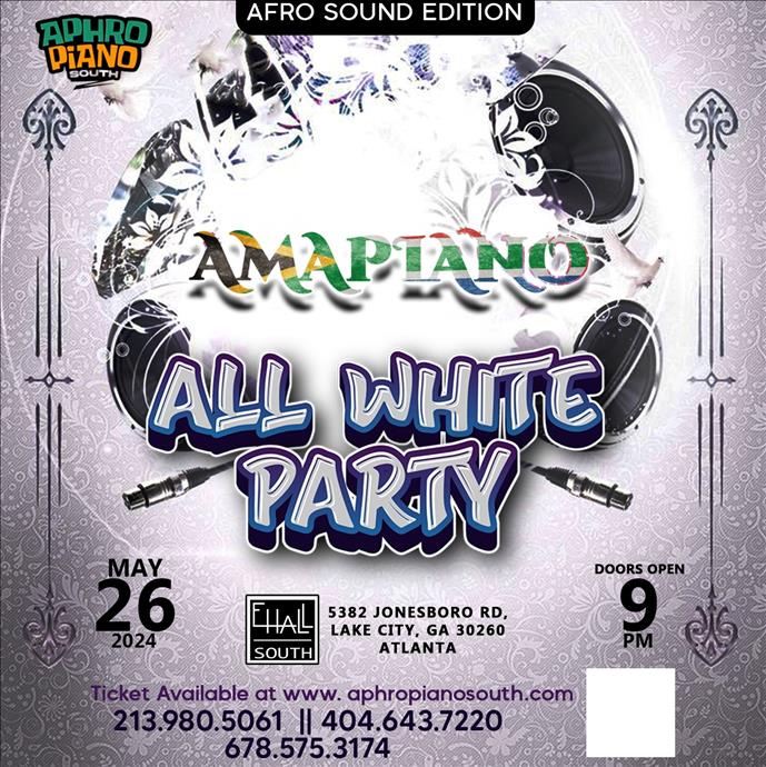 ALL WHITE PARTY (AFRO SOUND EDITION) - MEMORIAL DAY WEEKEND