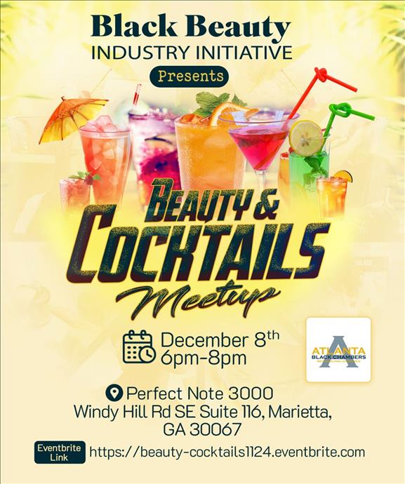 Black Beauty Industry Initiative Presents: Beauty & Cocktails Meetup!