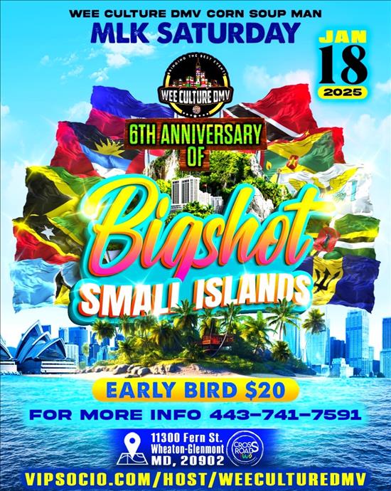 Bigshot Small Islands 6th Anniversary