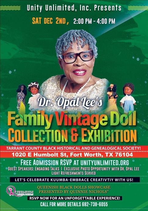 Dr. Opal Vintage Family Doll Collection  Exhibit