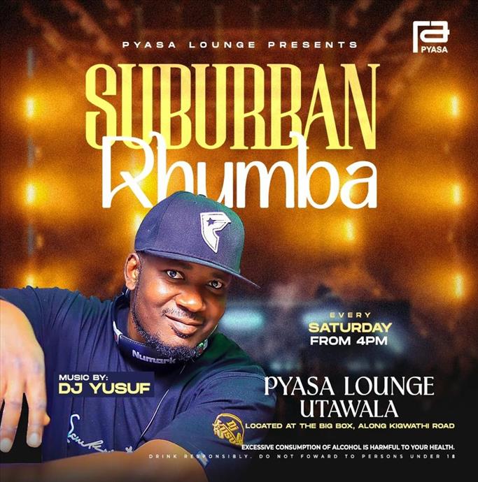 Suburban Rhumba Every Saturday by DJ Yusuf 
