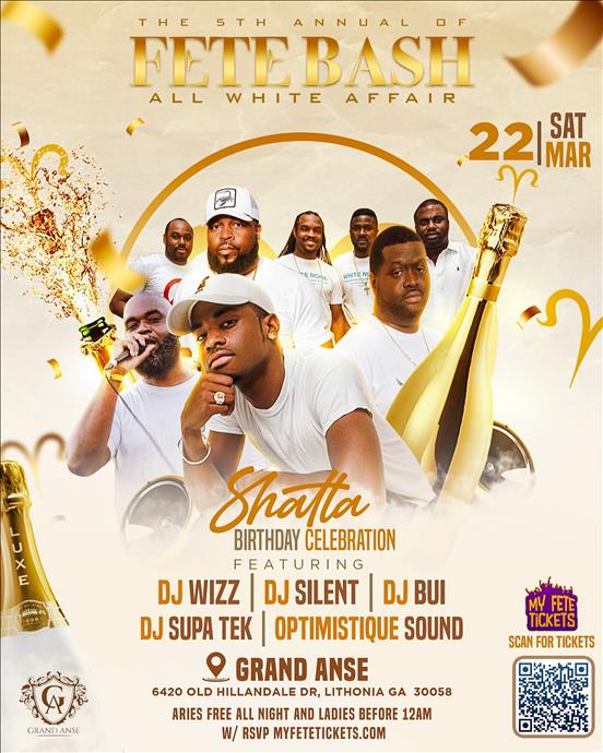 Fete Bash All White Affair 