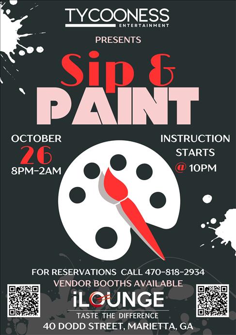 SIP & PAINT - ILOUNGE