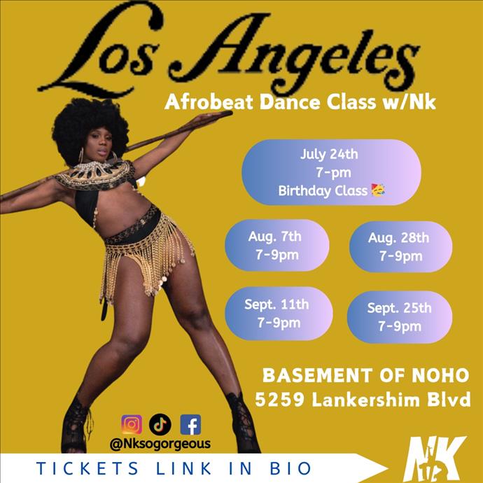 Afrobeat Dance Class with NKsogorgeous