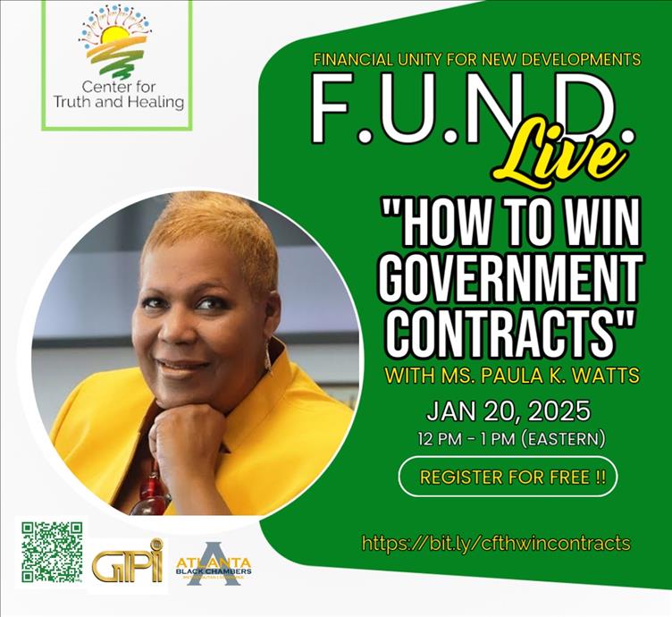 F.U.N.D. Live (Financial Unity for New Developments) - An Online Event