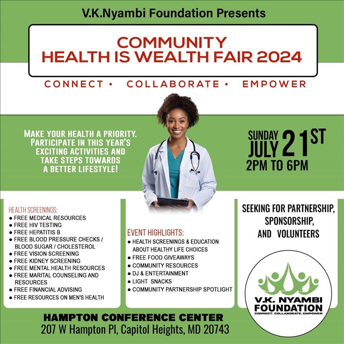 COMMUNITY HEALTH IS WEALTH FAIR 2024