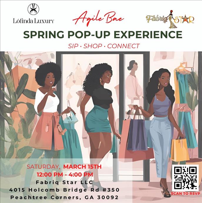 Spring Pop-Up Experience: Sip • Shop • Connect