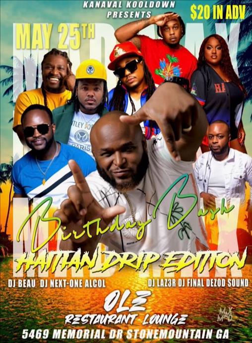 DJ Madmax Birthday Bash Haitian Drip Edition