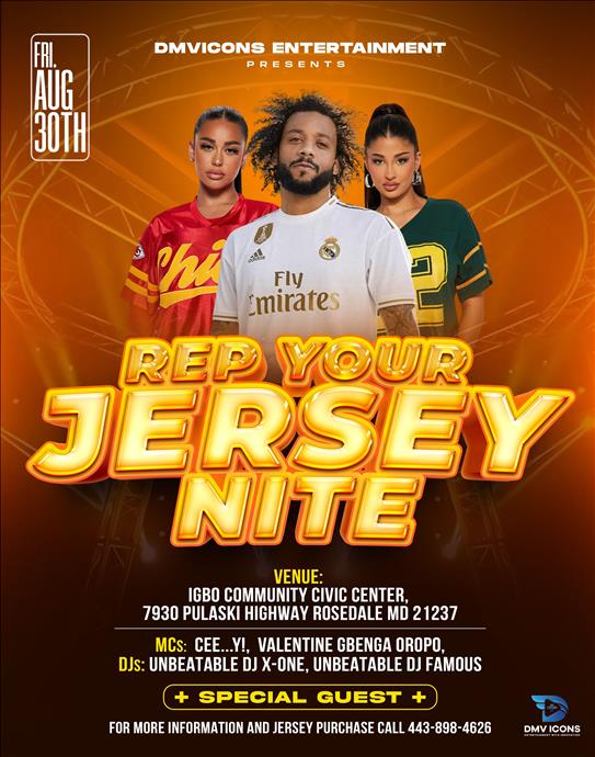 Rep Your Jersey Nite
