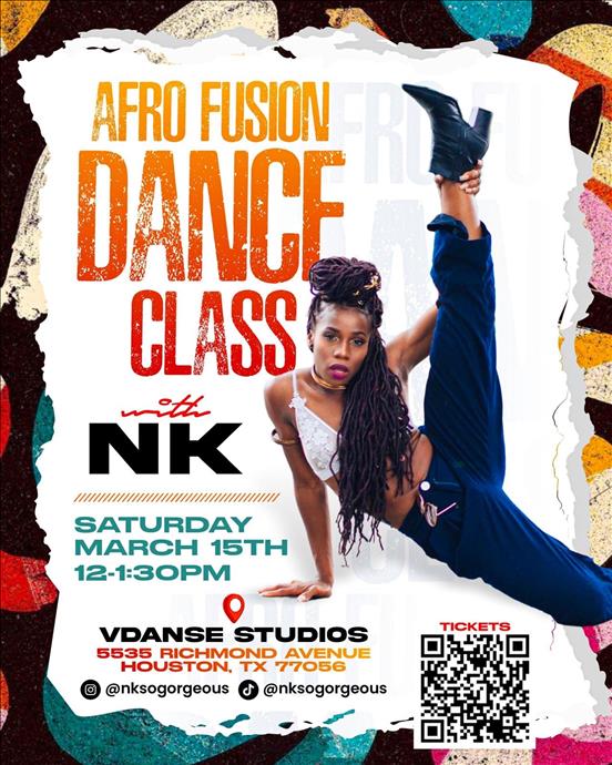 Afro Fusion Dance Class with Nk Houston