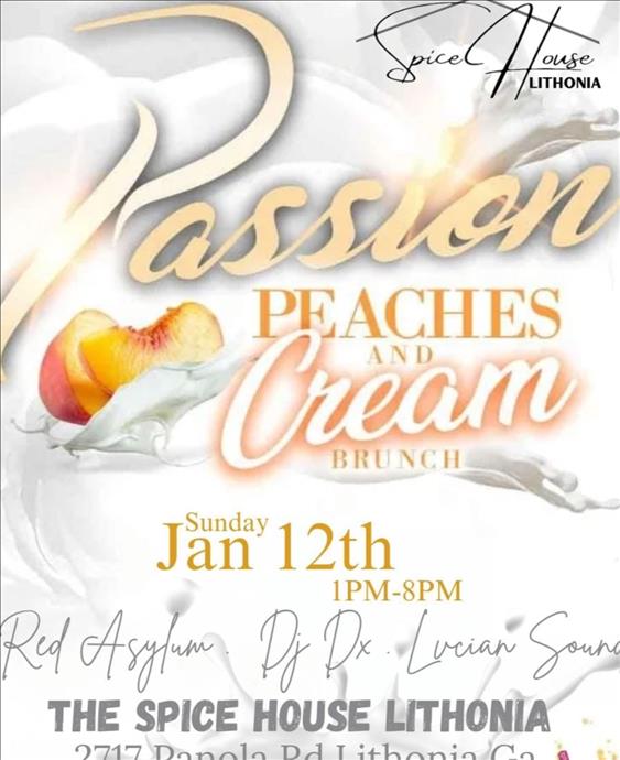 Passion Peaches & Cream Brunch 