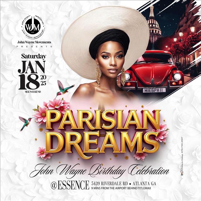 John wayne annual sold out Birthday Bash Parisian Dreams 